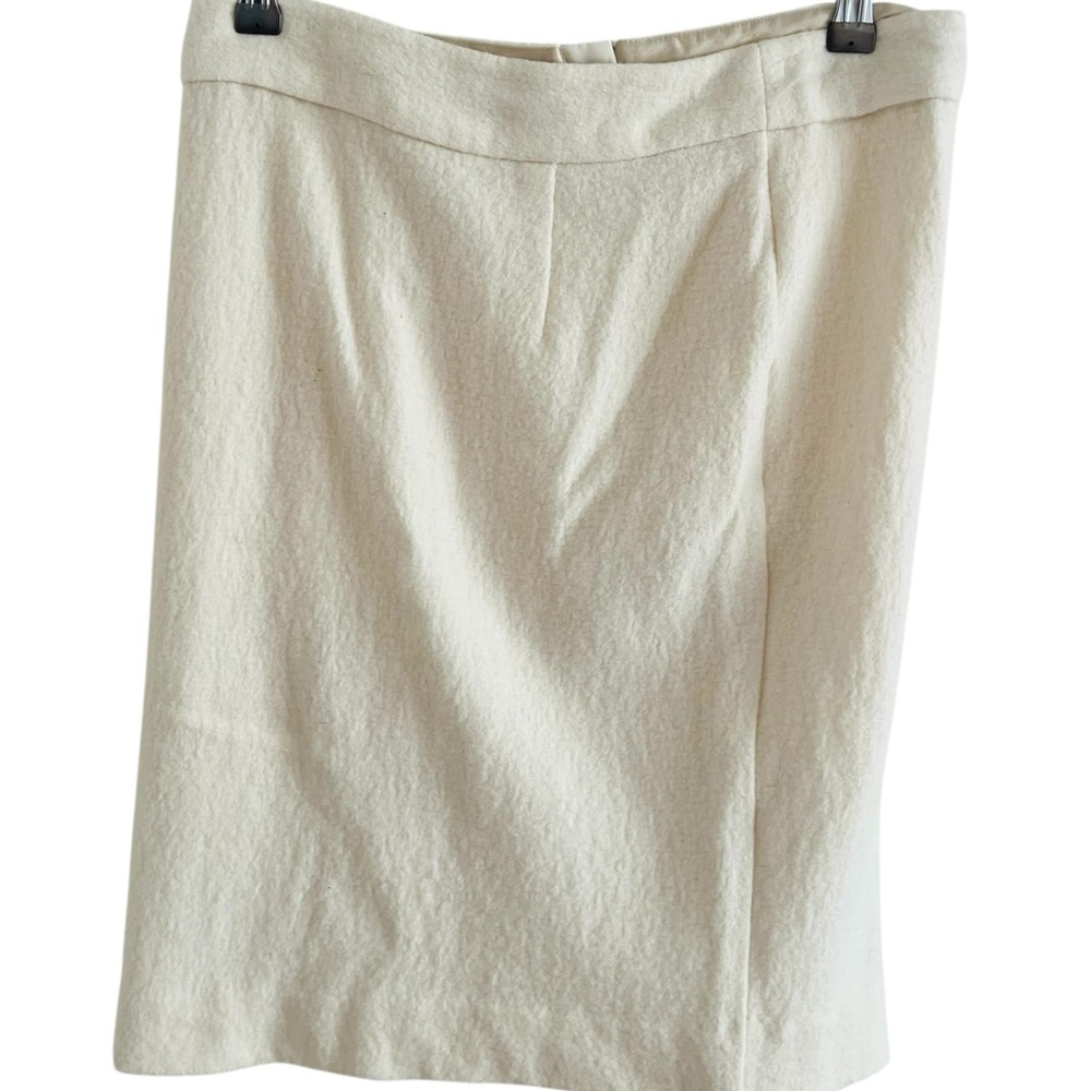 Banana Republic Classic Cream Pencil Skirt